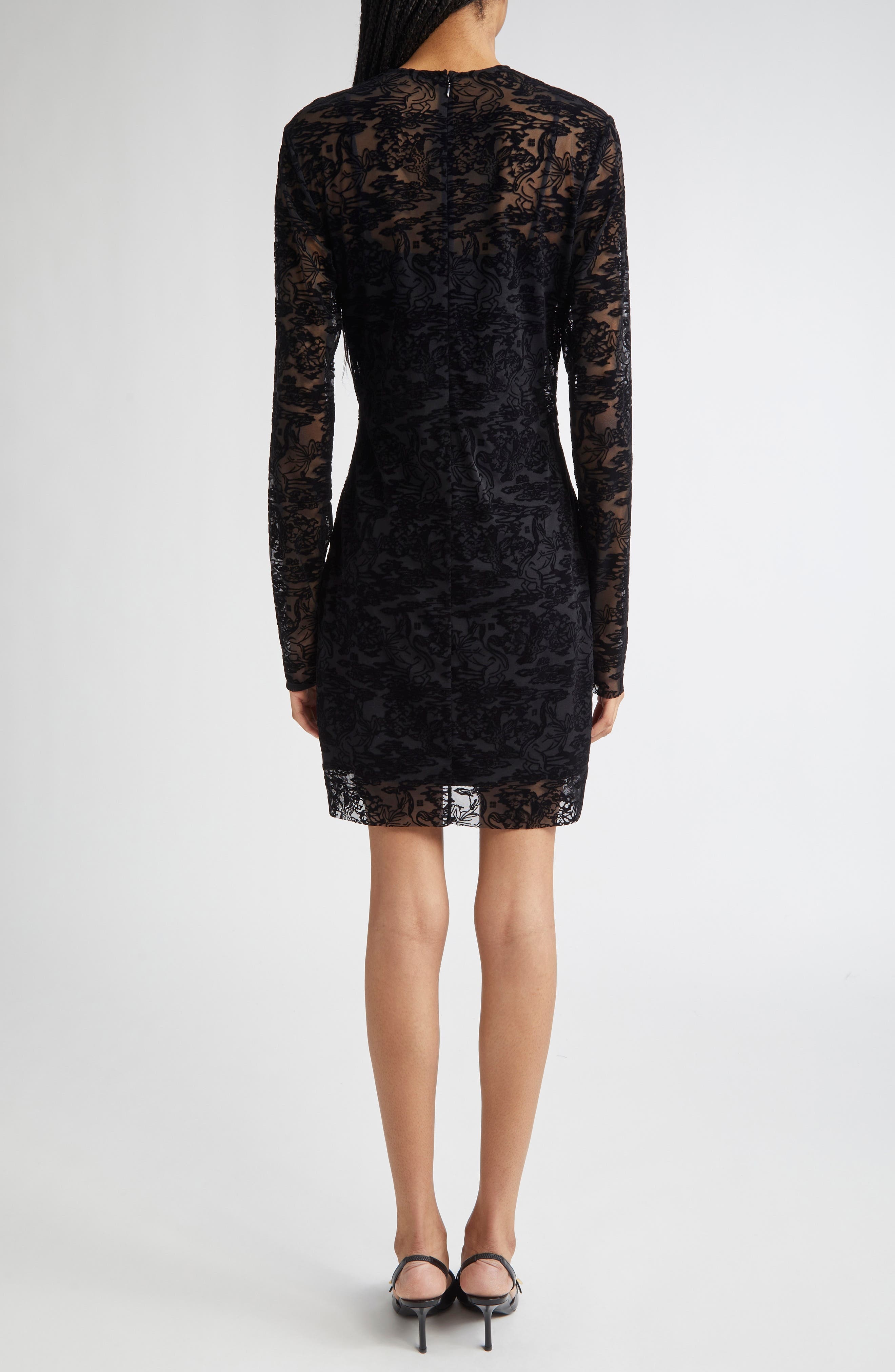 Givenchy Tattoo Print Long Sleeve in Black at Nordstrom - 2