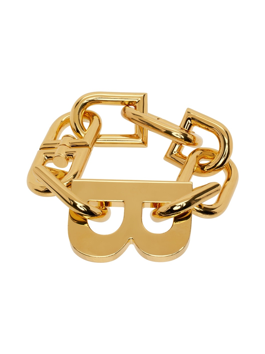 Gold XXL B Chain Bracelet - 1