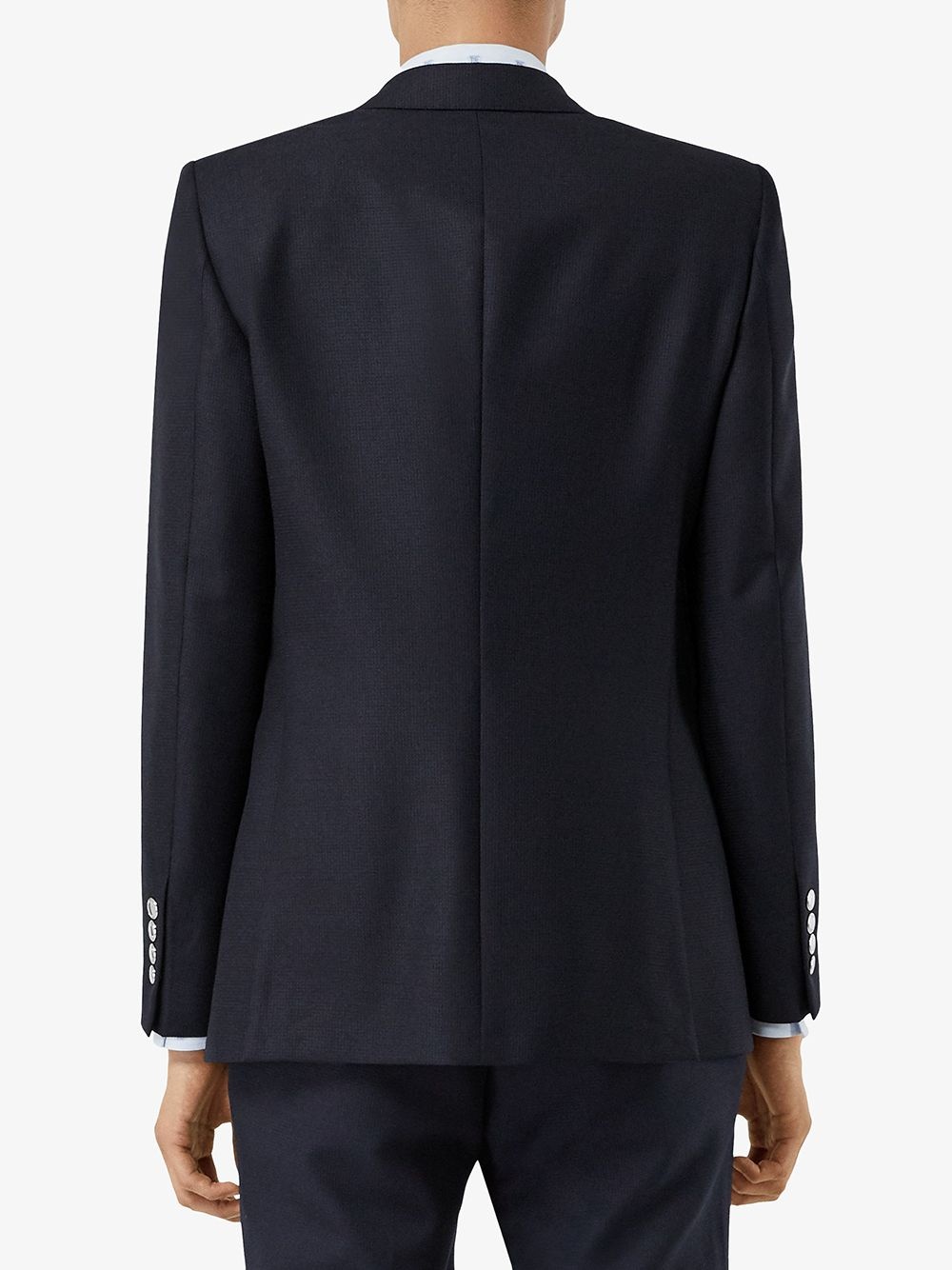 English Fit Triple Stud Wool Mohair Tailored Jacket - 4