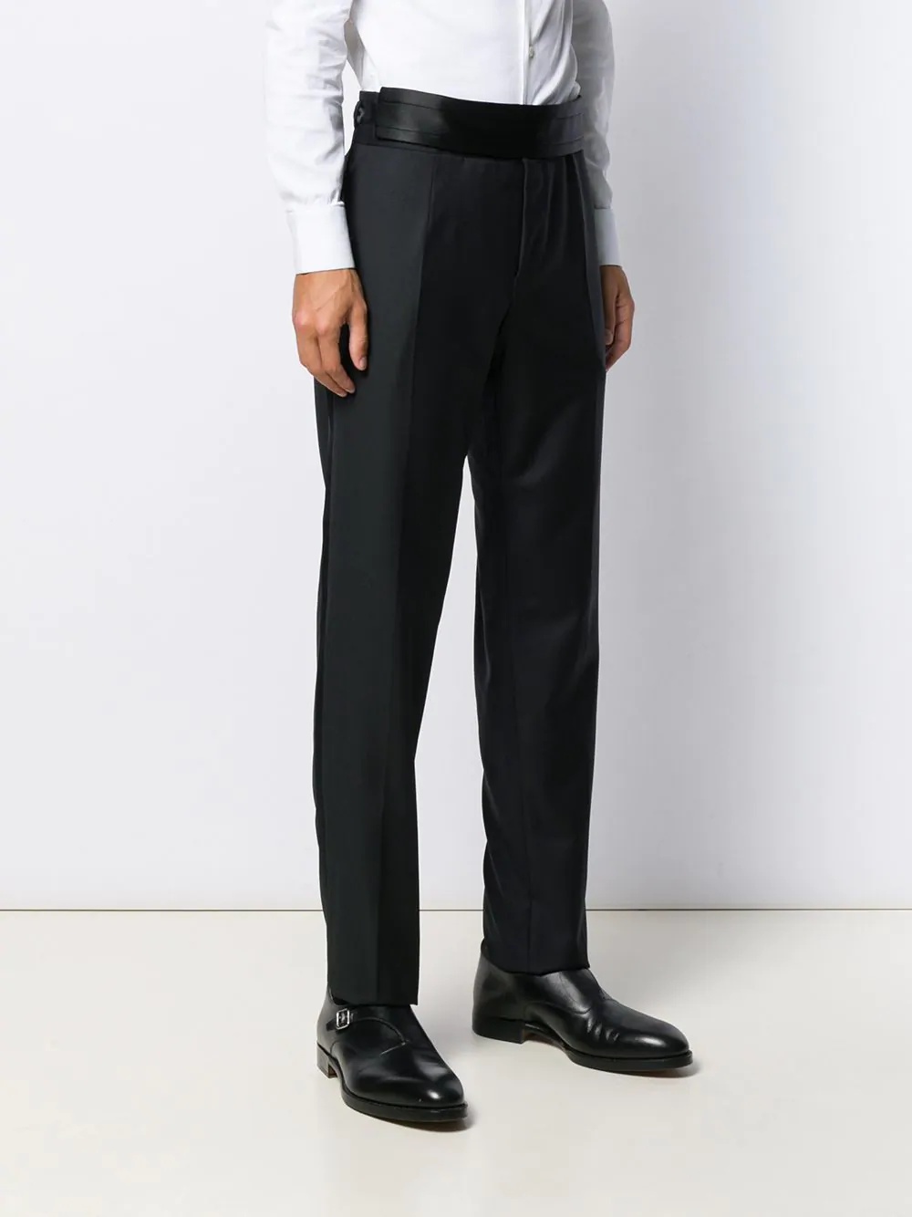 oversized waistband tailored trousers - 3