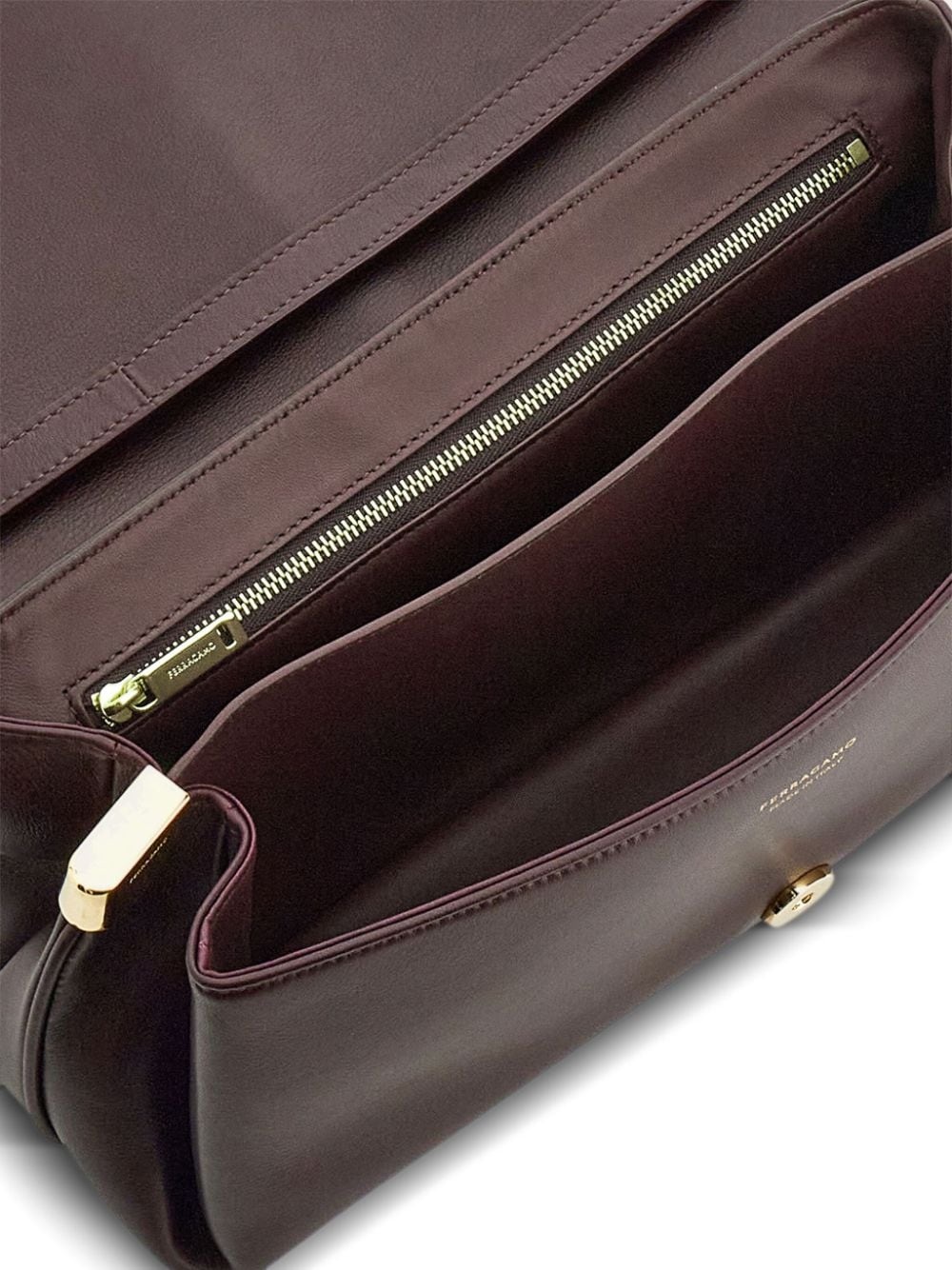medium front flap soulder bag - 6