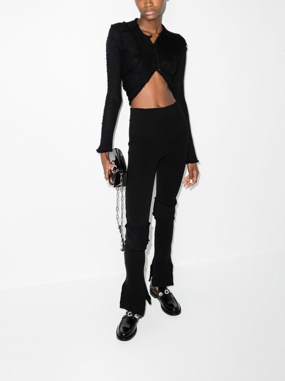 Warm Up knitted flared trousers - 5
