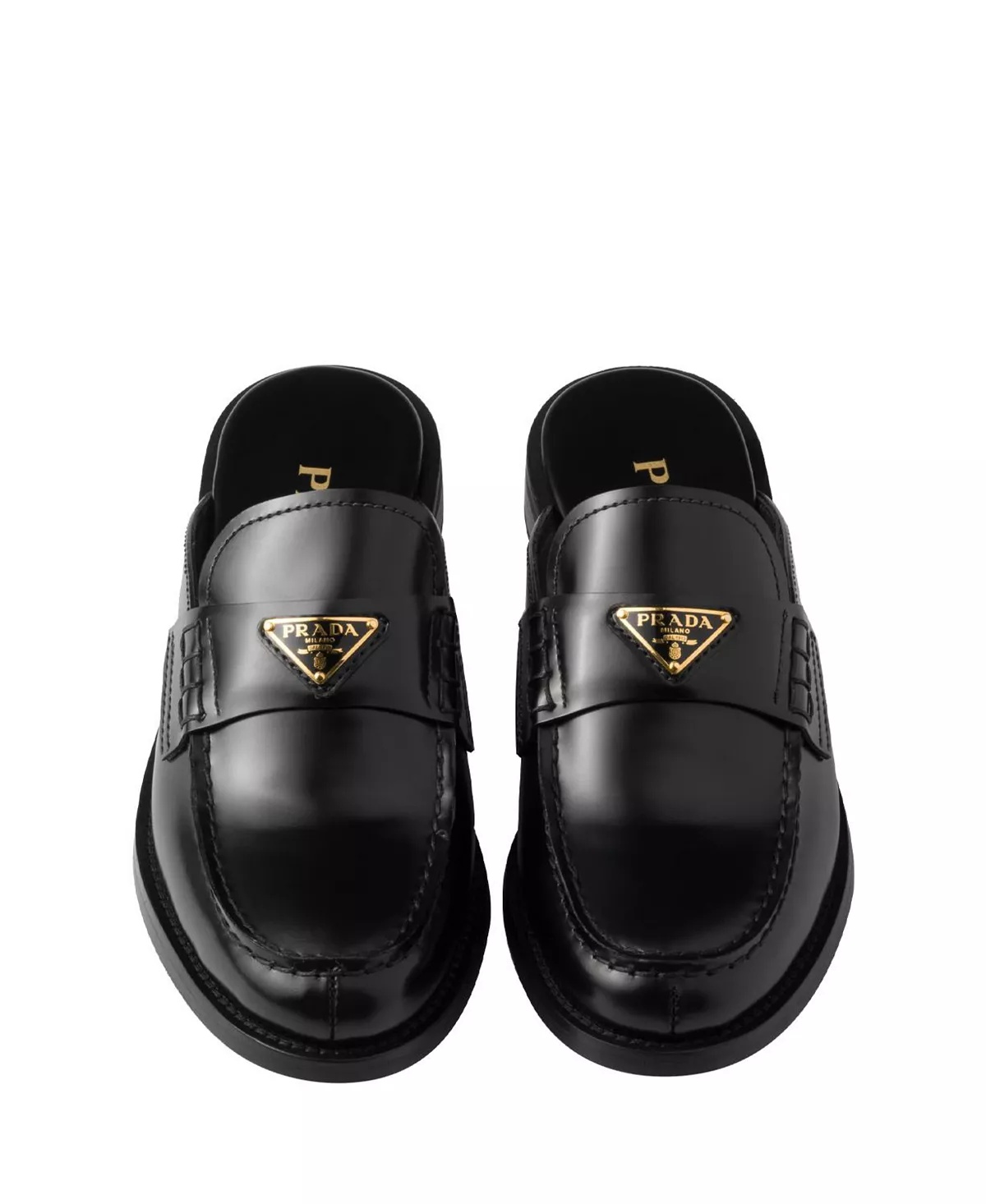 Women's Brushed Leather Mules - 3