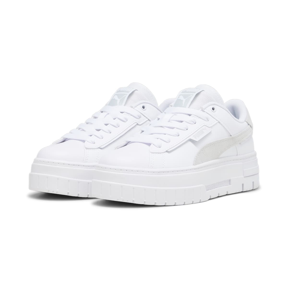 (WMNS) PUMA Mayze Crashed 'White Grey' 392495-04 - 3