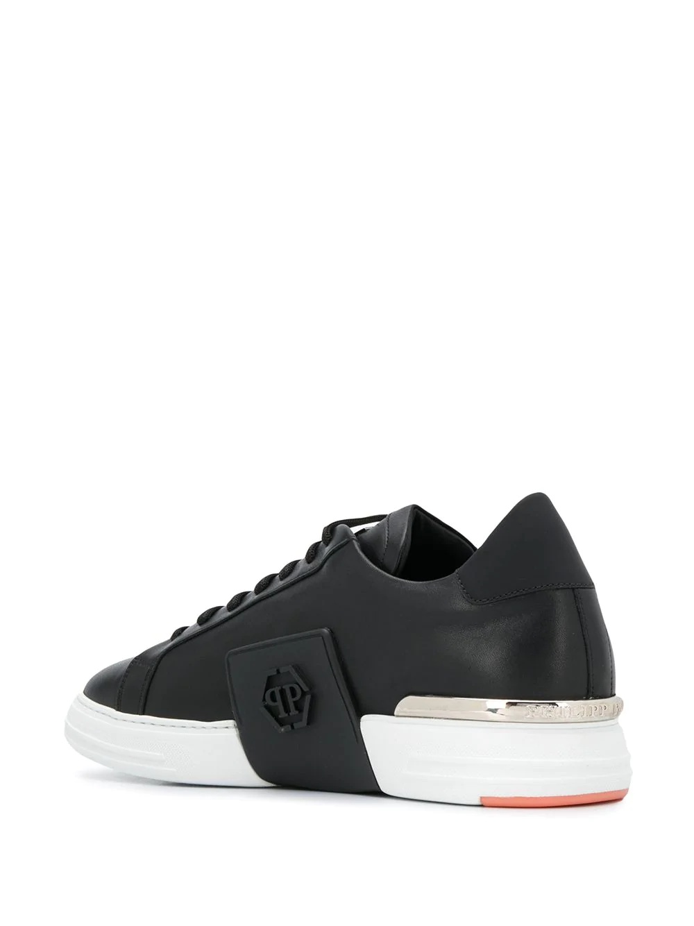 skull detail low-top sneakers - 3