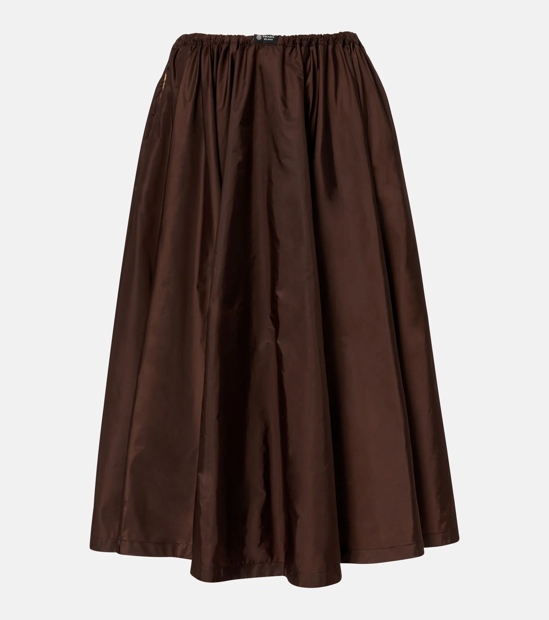 Re-Nylon pleated midi skirt - 1