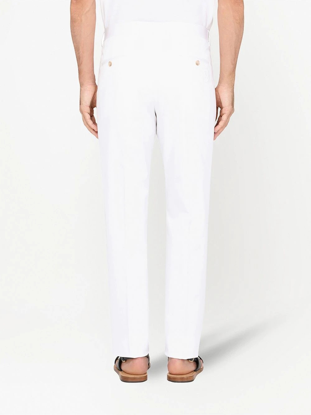 pleated tapered trousers - 4