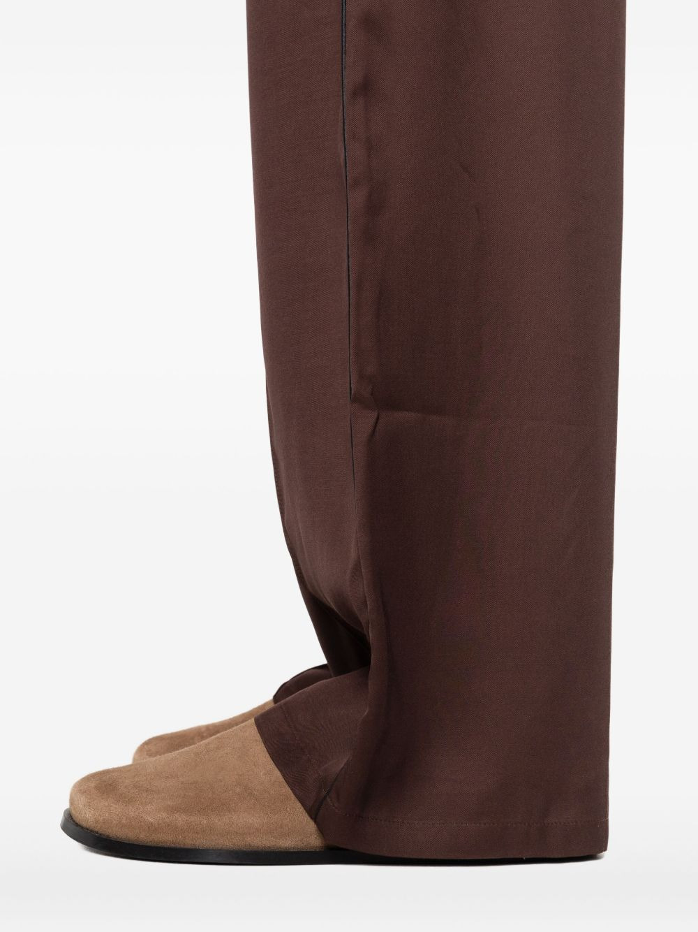 elasticated-waistband track pants - 5