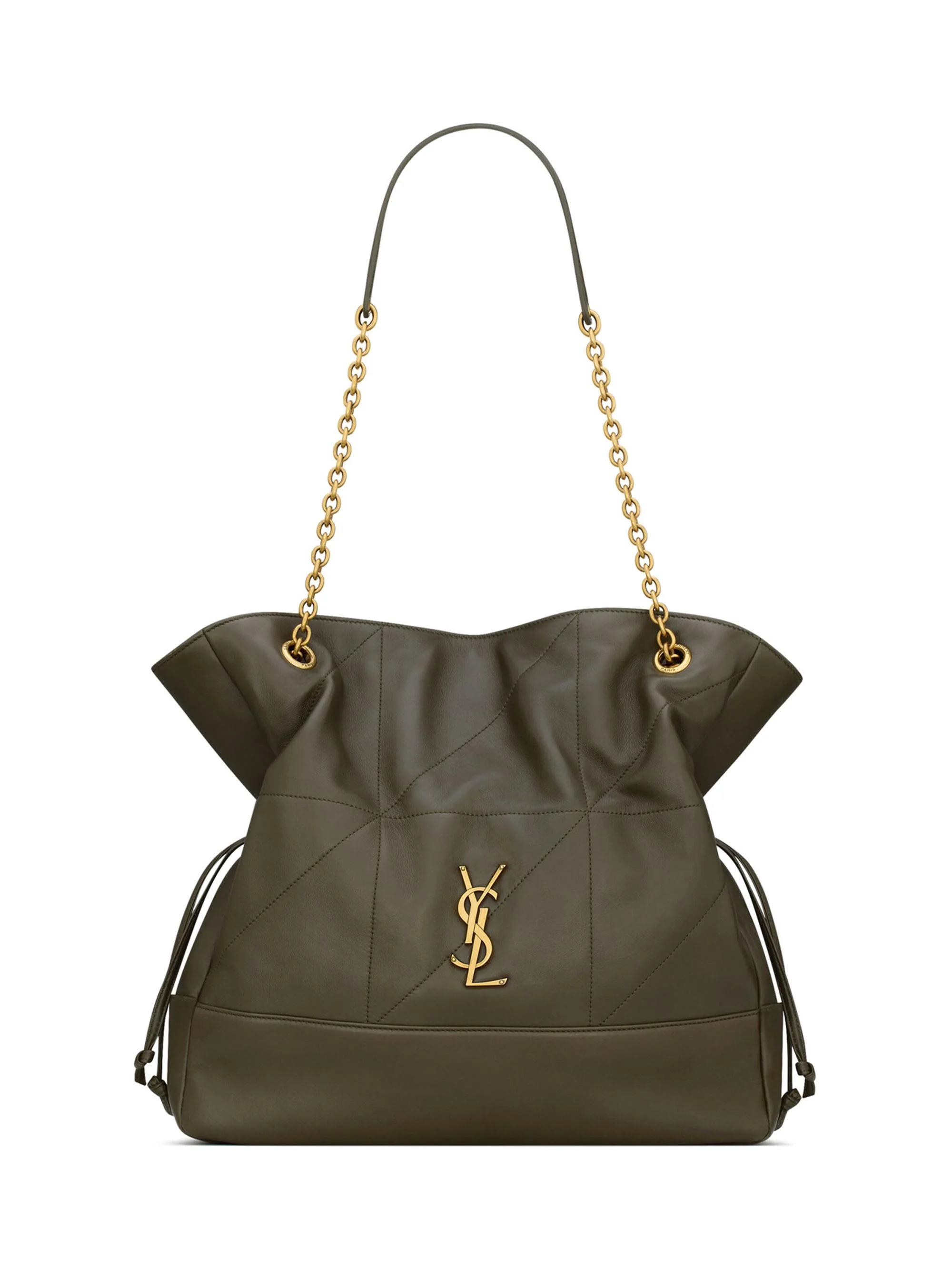 Women's Jamie Shopping Tote Bag in Lambskin - Light Musk - 1