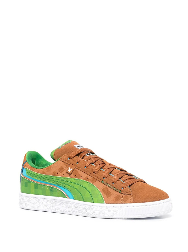 PUMA x Minecraft suede sneakers outlook