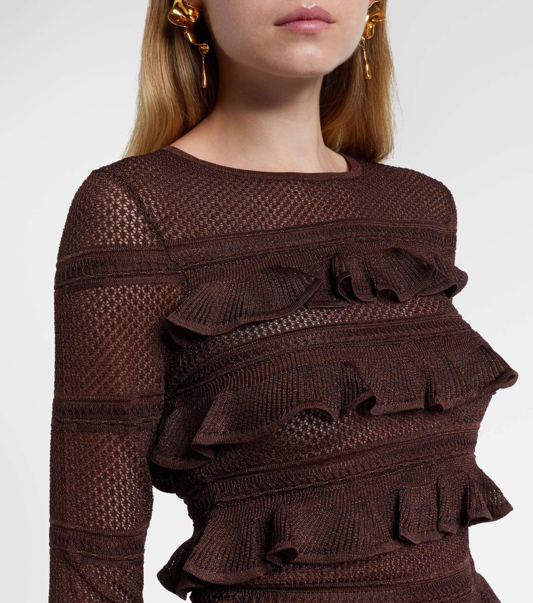 Hypnotic ruffled top - 4