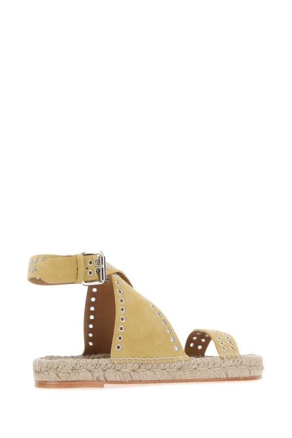 Mustard suede Illya espadrillas - 3