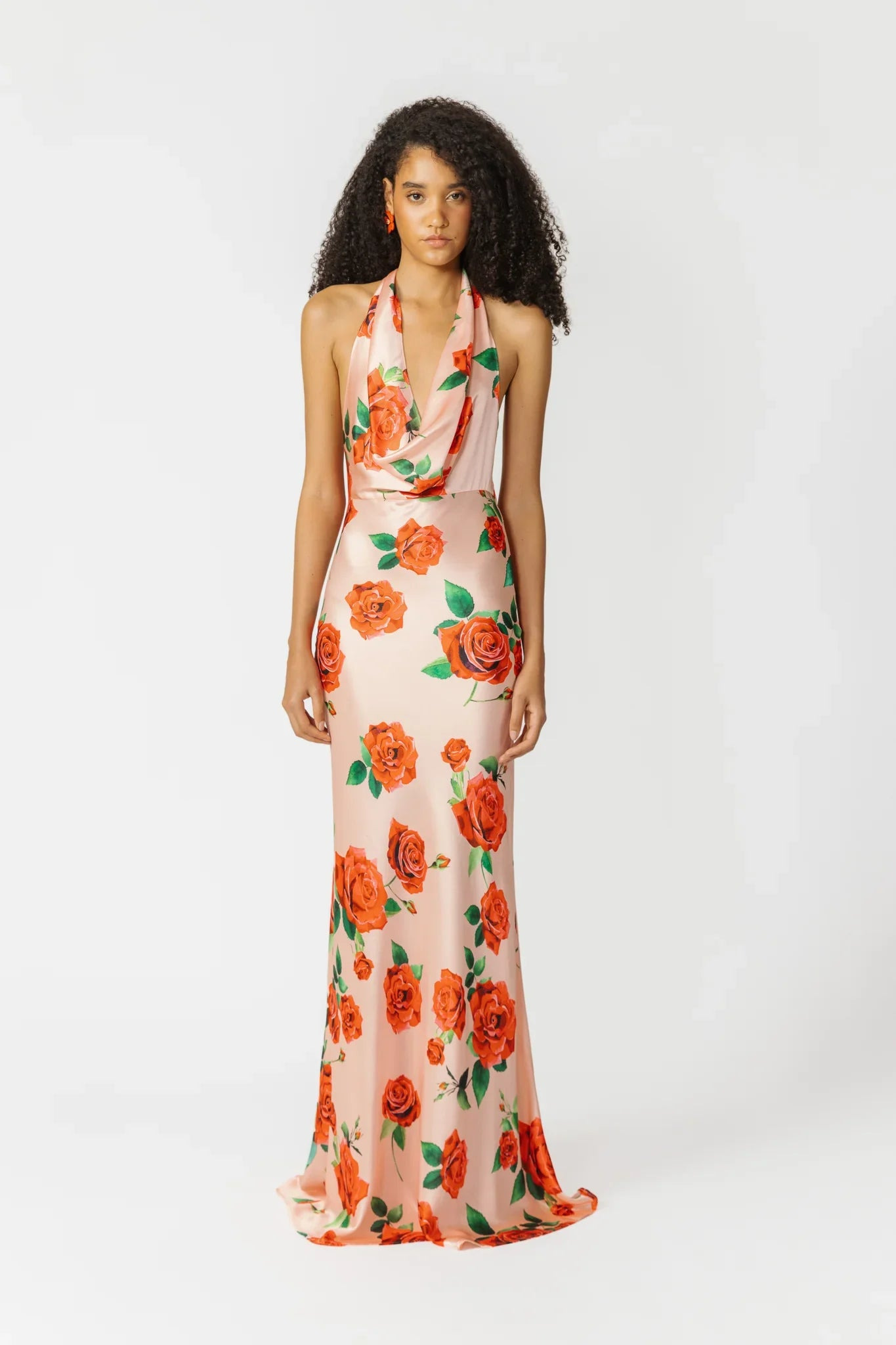 PRESLEY SATIN GOWN - 1