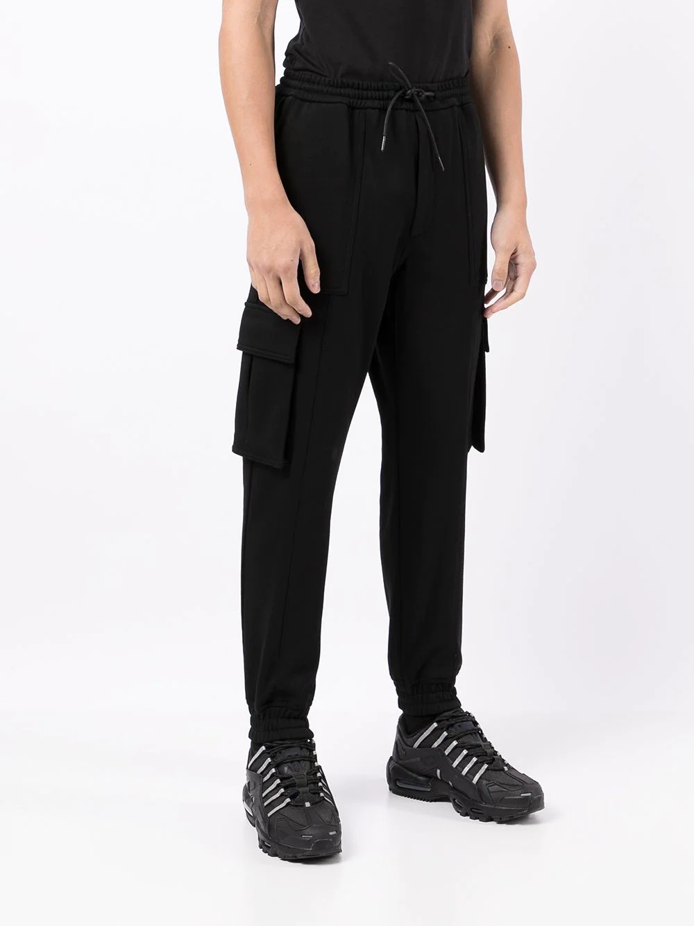 tapered-leg cargo trousers - 3