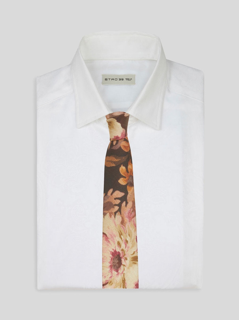 Etro FLORAL SILK TIE outlook
