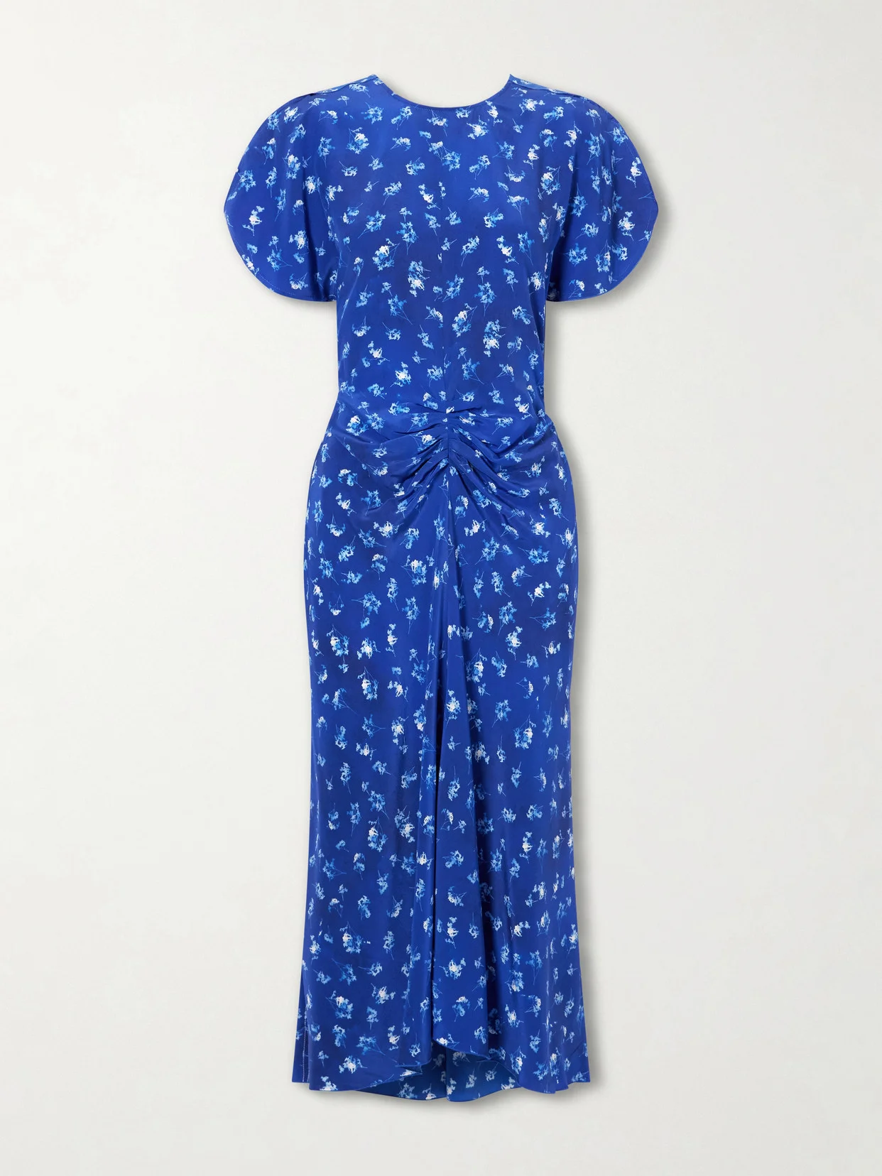 Bela Floral-print Silk-chiffon Midi Dress - 1
