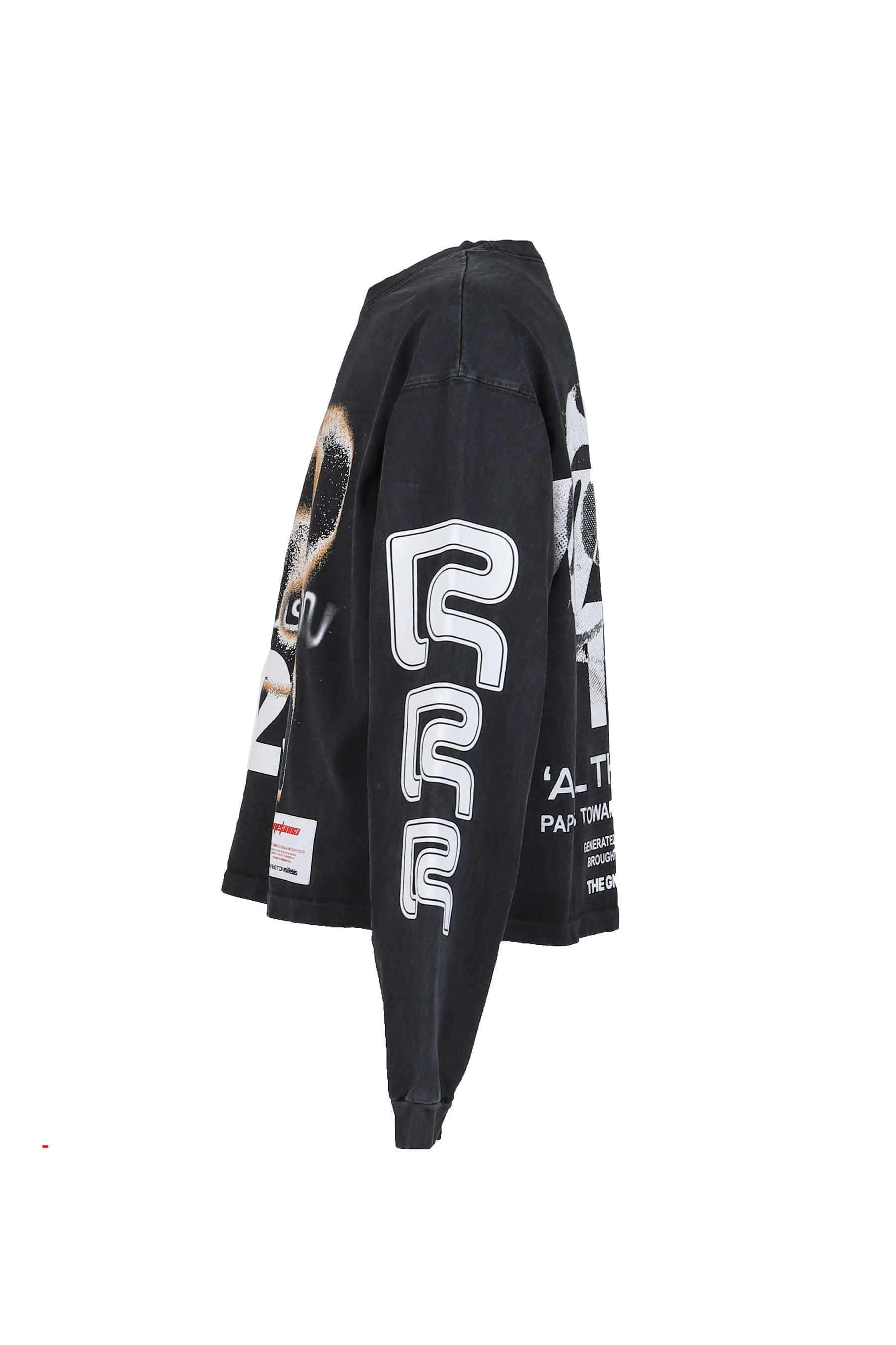 META ALMA CVA LS TEE / VTG BLK / RUST - 3