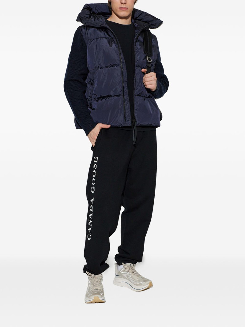 Canada Goose hooded panelled jacket outlook
