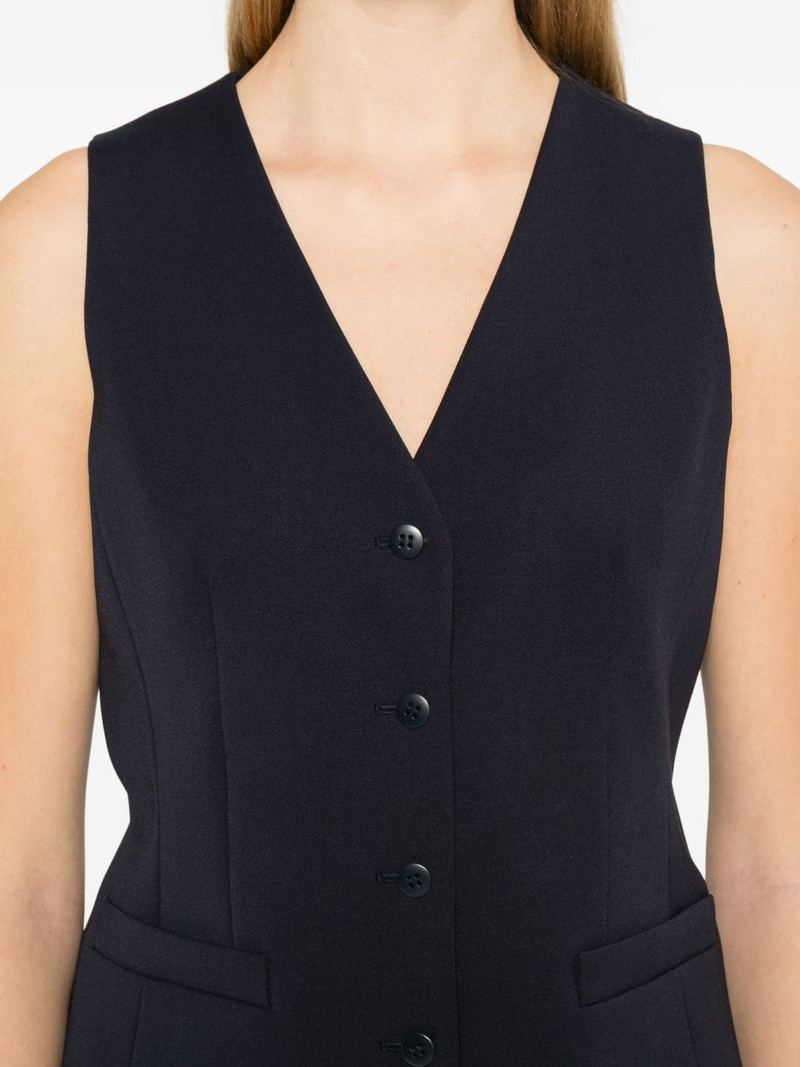 buttoned V-neck gilet 5