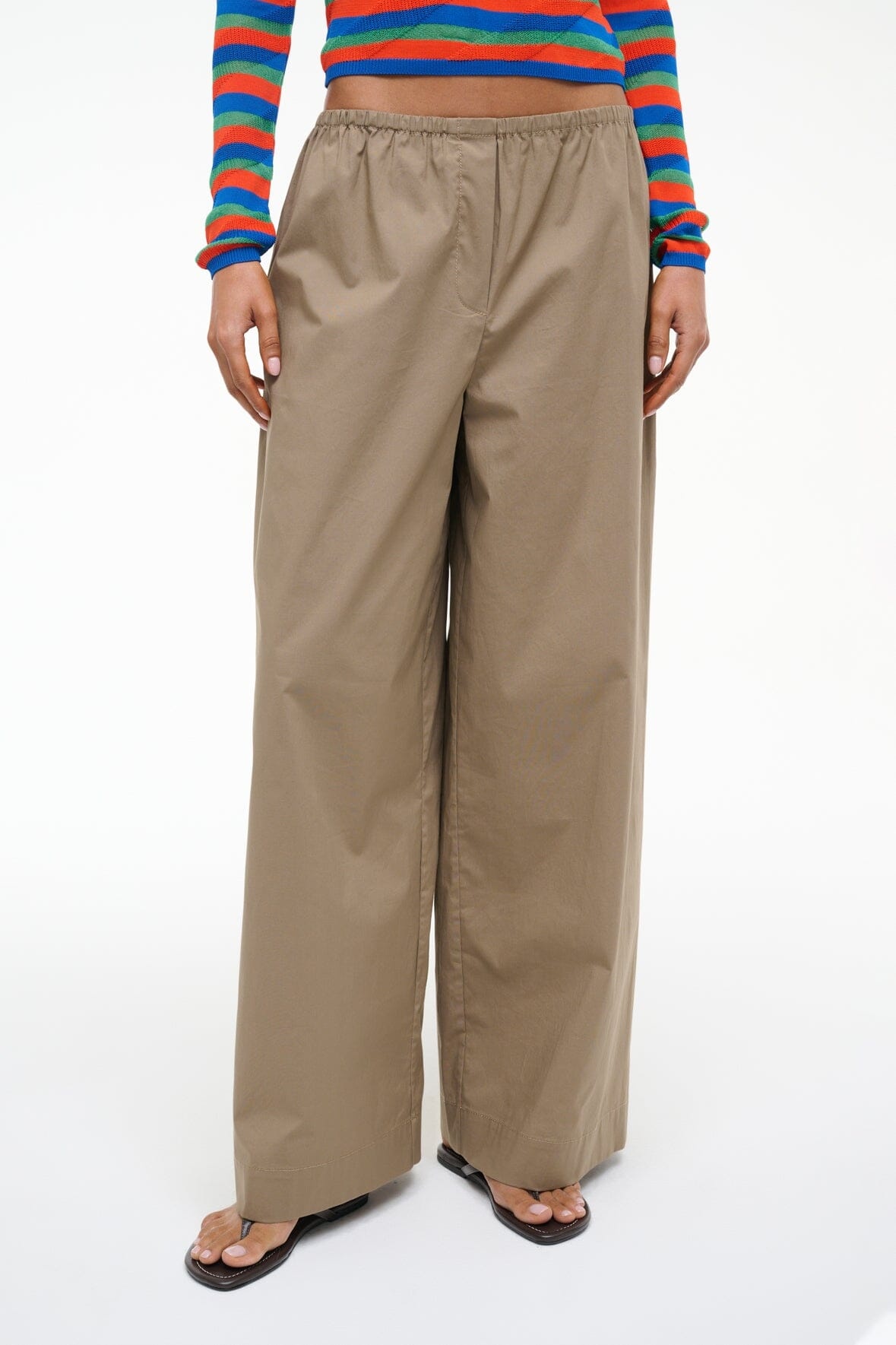 STAUD BONFIRE PANT TAUPE - 3