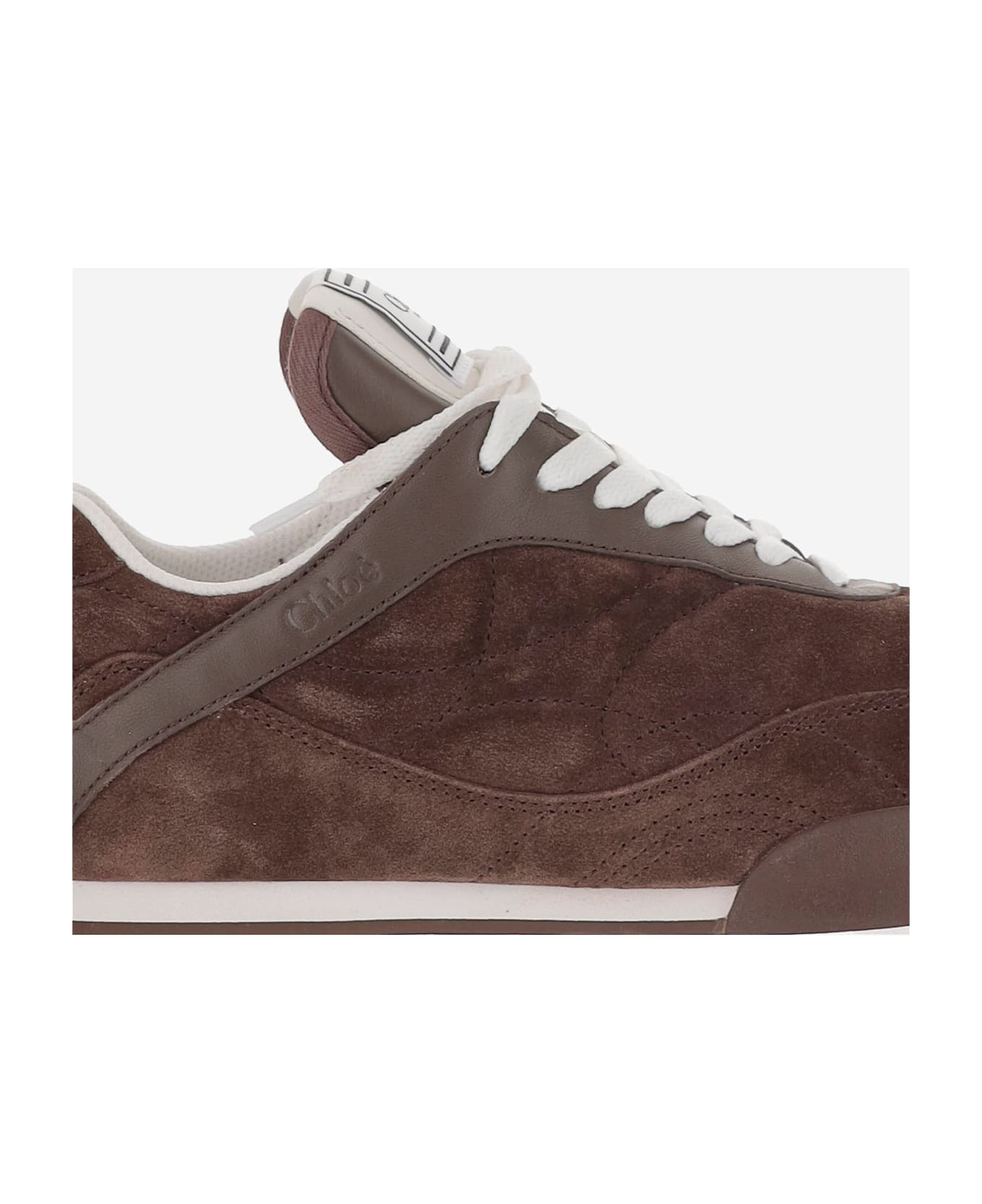Brown Suede Chloã¨ Kick Sneakers - 5