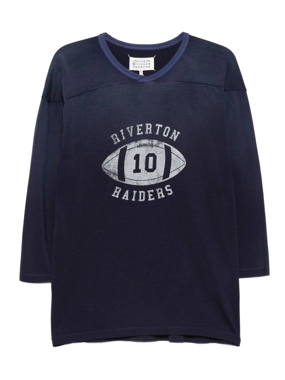 football-print T-shirt - 1