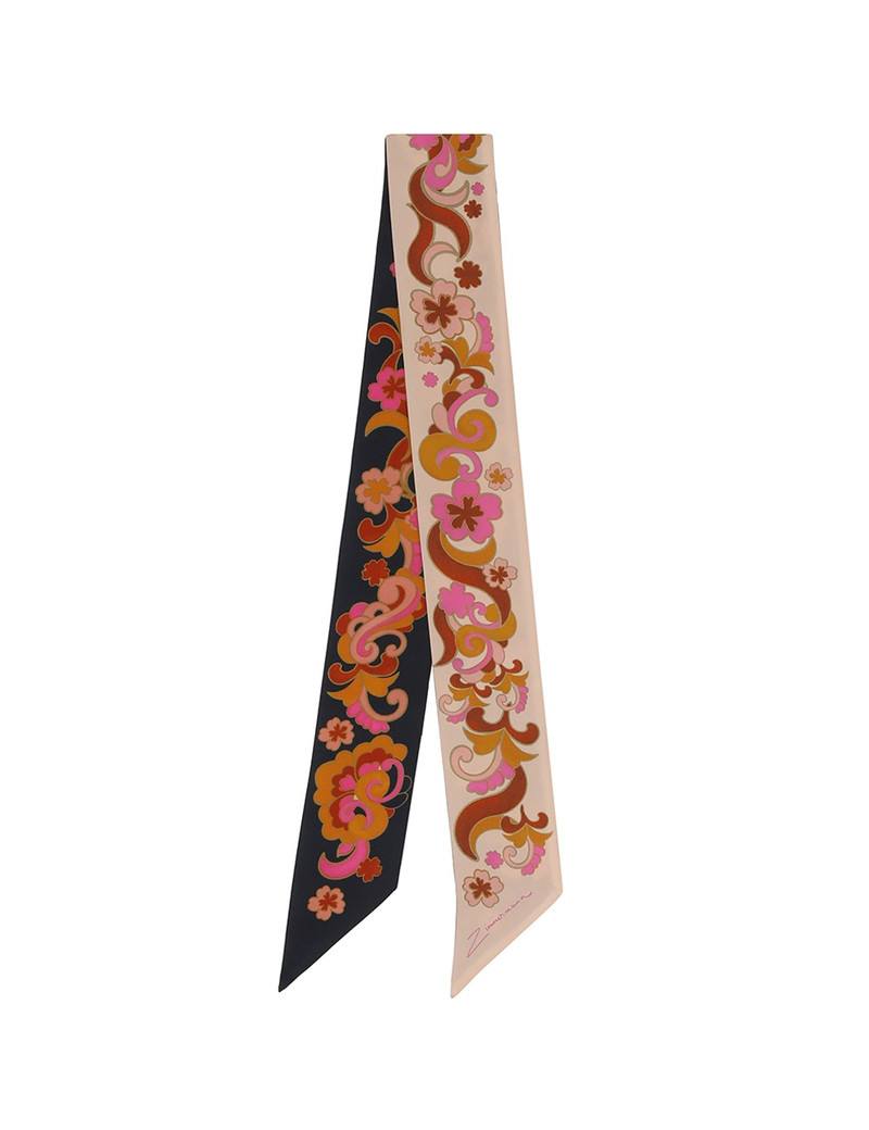 Zimmermann PRINTED SILK RIBBON SCARF outlook