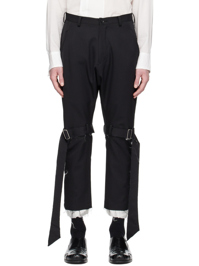 Black Classic Bandage Trousers 1