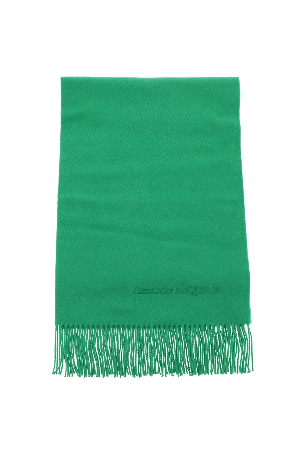 Cashmere Scarf With Embroidery - 1