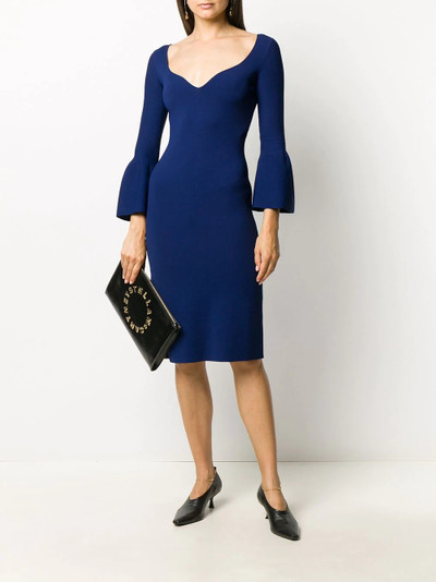 Stella McCartney sweetheart-neckline shift dress outlook