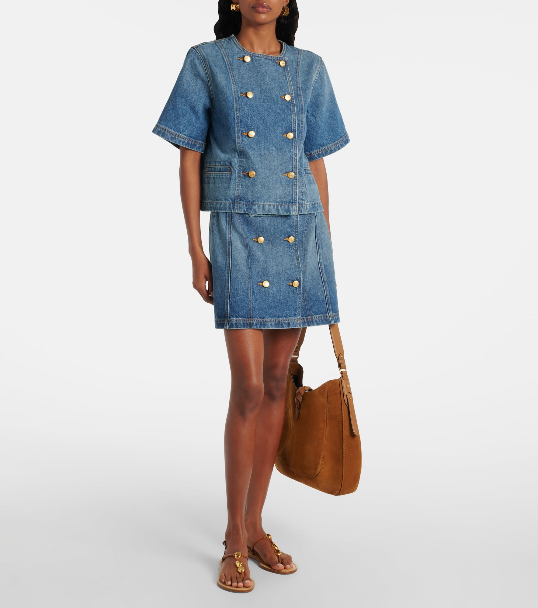 Clara denim miniskirt - 2