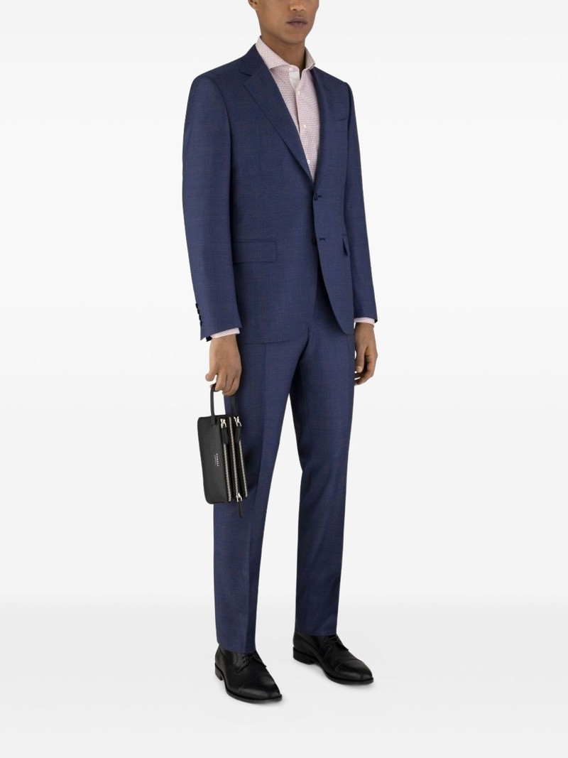 Canali two-button flap-pocket suit outlook