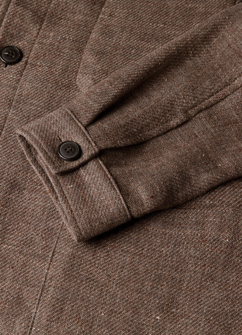 Cotton Linen Twill Twin Pocket Jacket 7