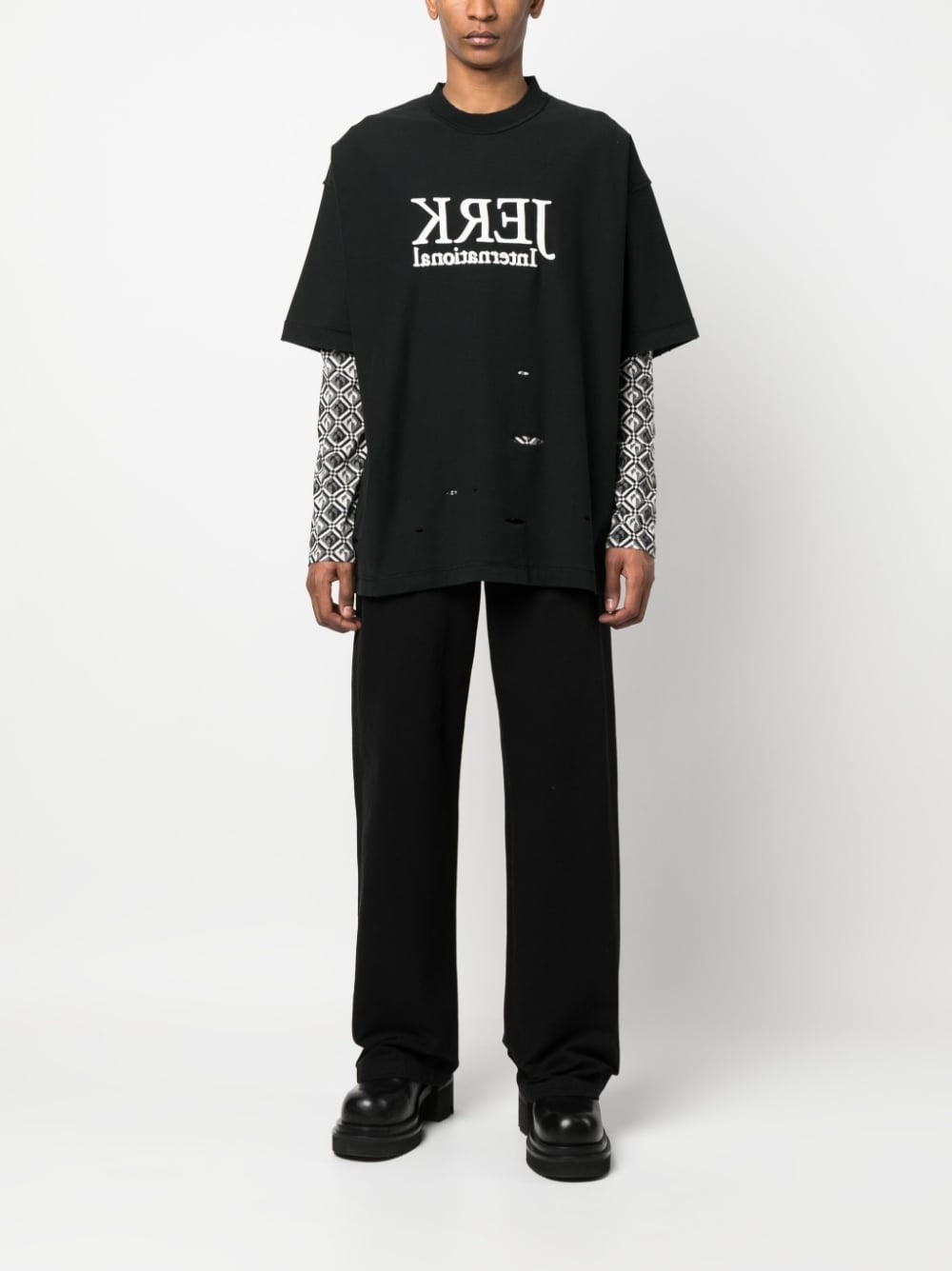 Jerk distressed T-shirt - 2