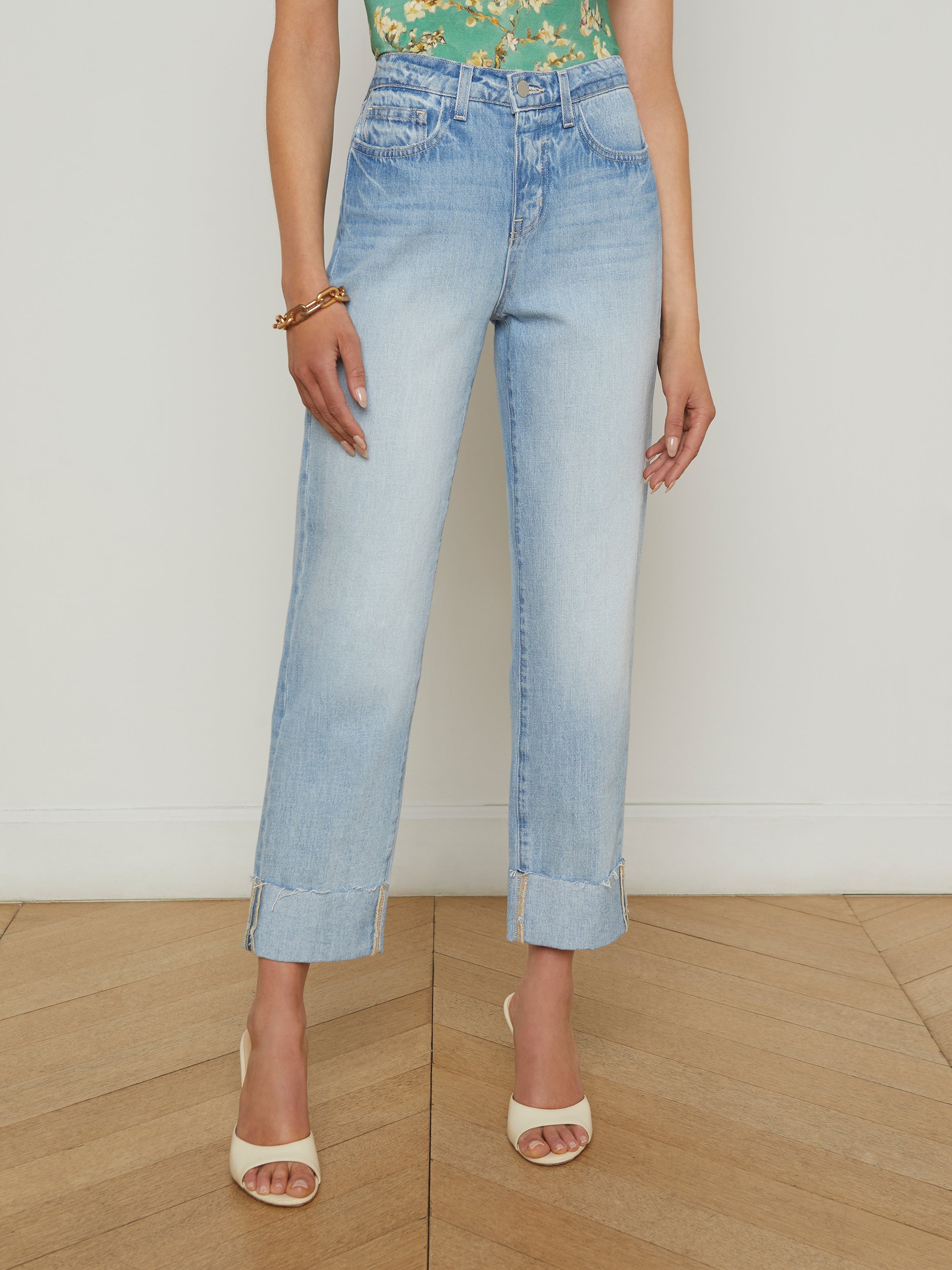 Maribel Cuffed Straight-Leg Jean - 3