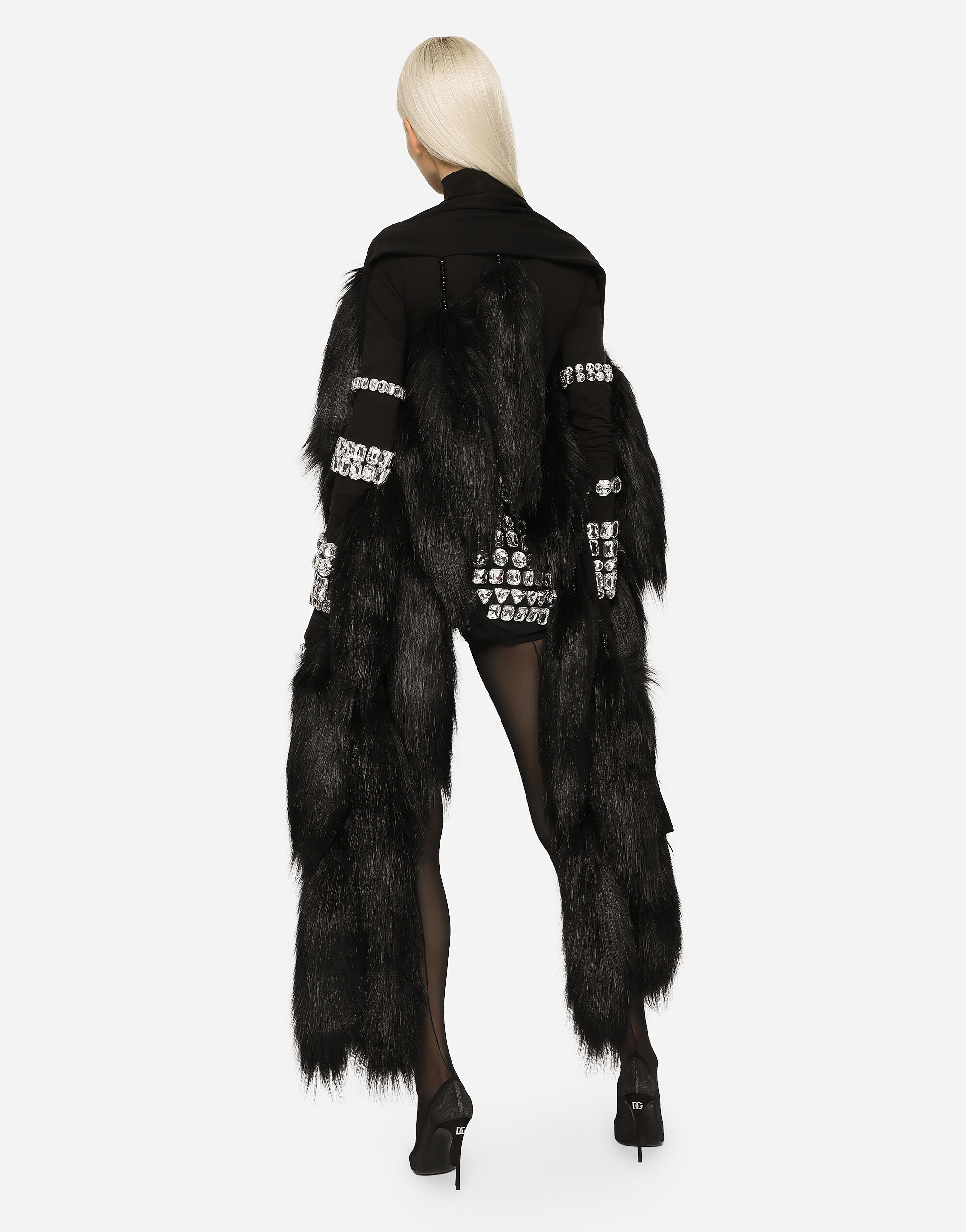 KIM DOLCE&GABBANA Faux fur stole - 3