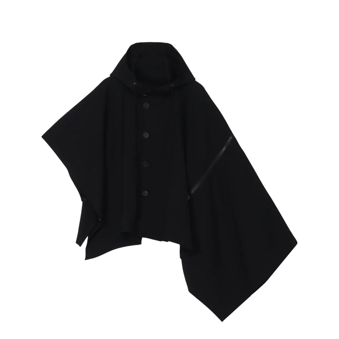 Hodded Cape Coat - 1
