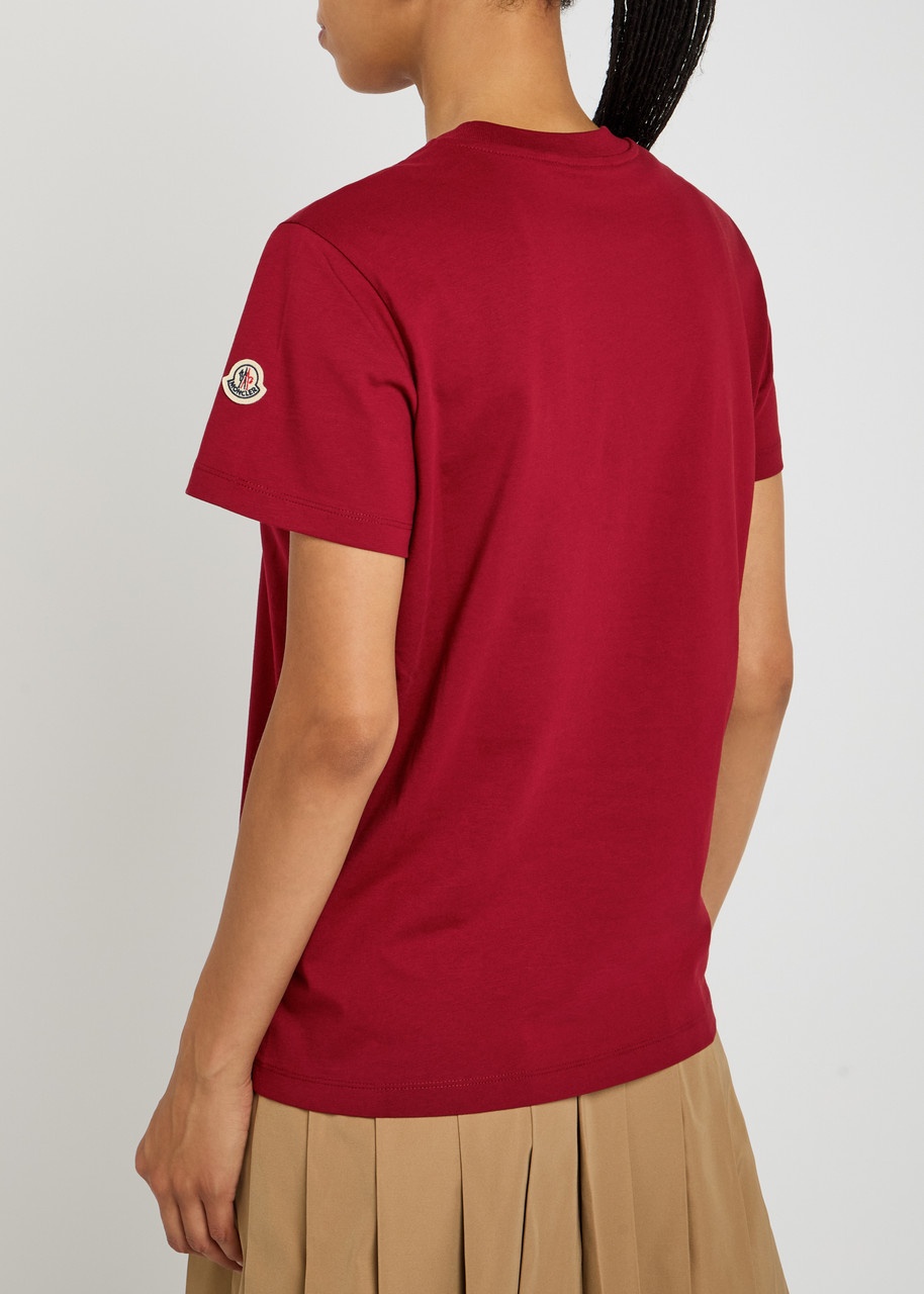 Moncler Logo-embroidered Cotton T-shirt - 3