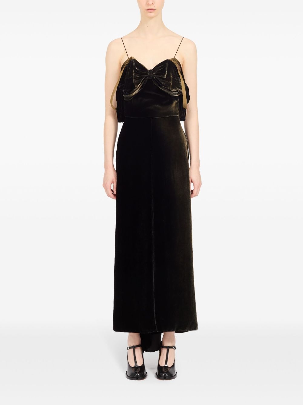 low-back maxi dress - 2