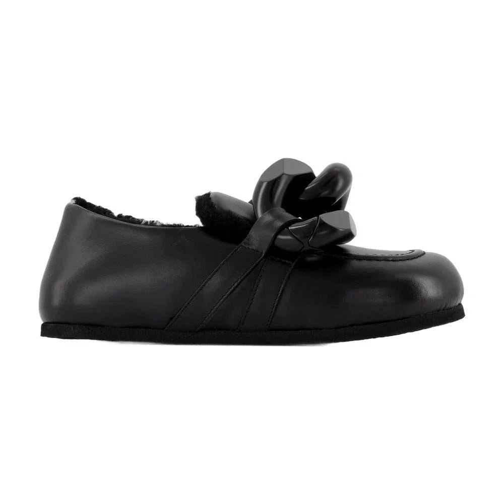 JW Anderson Chain Loafers Close Back - 1