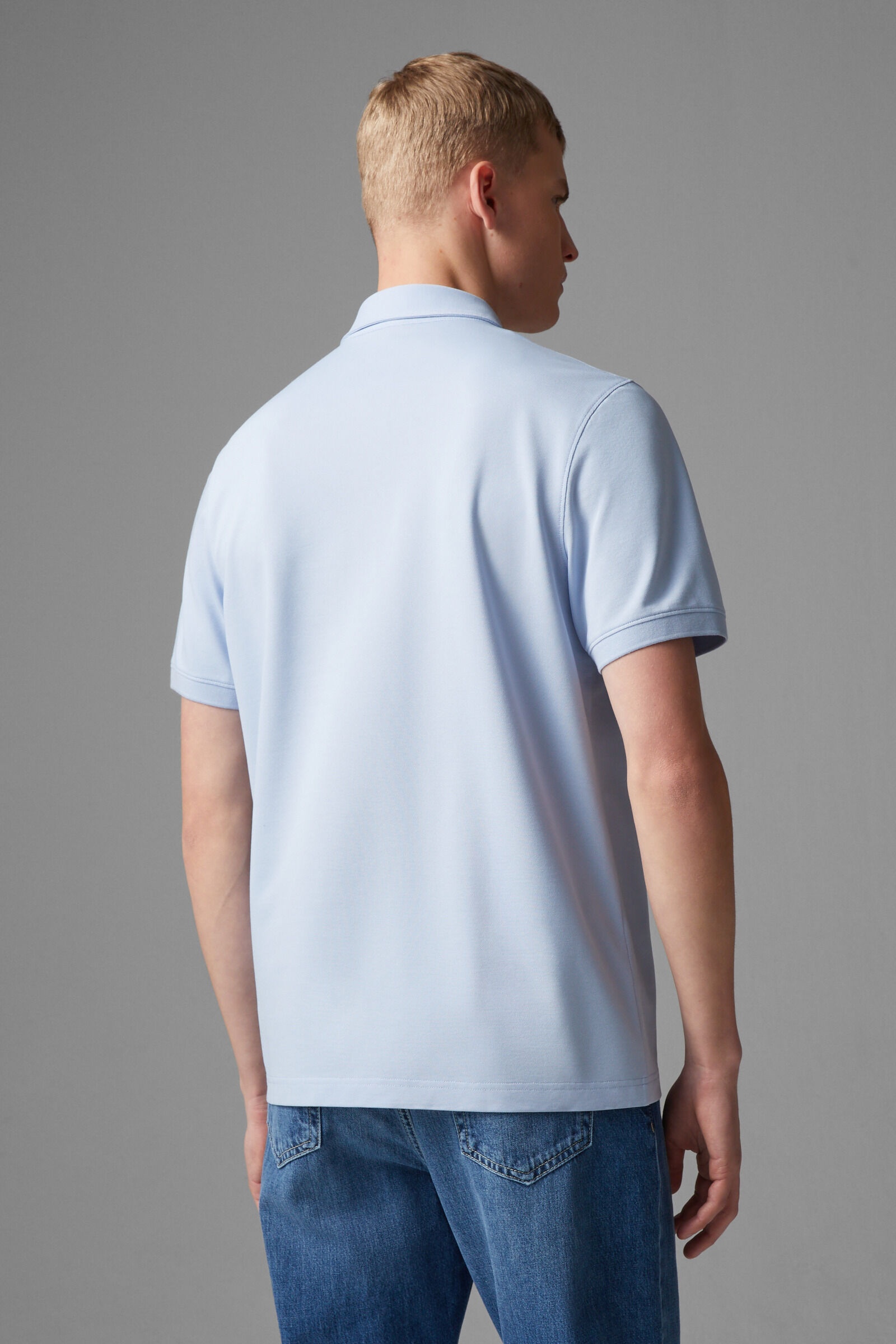 Timo Polo shirt in Light blue - 3
