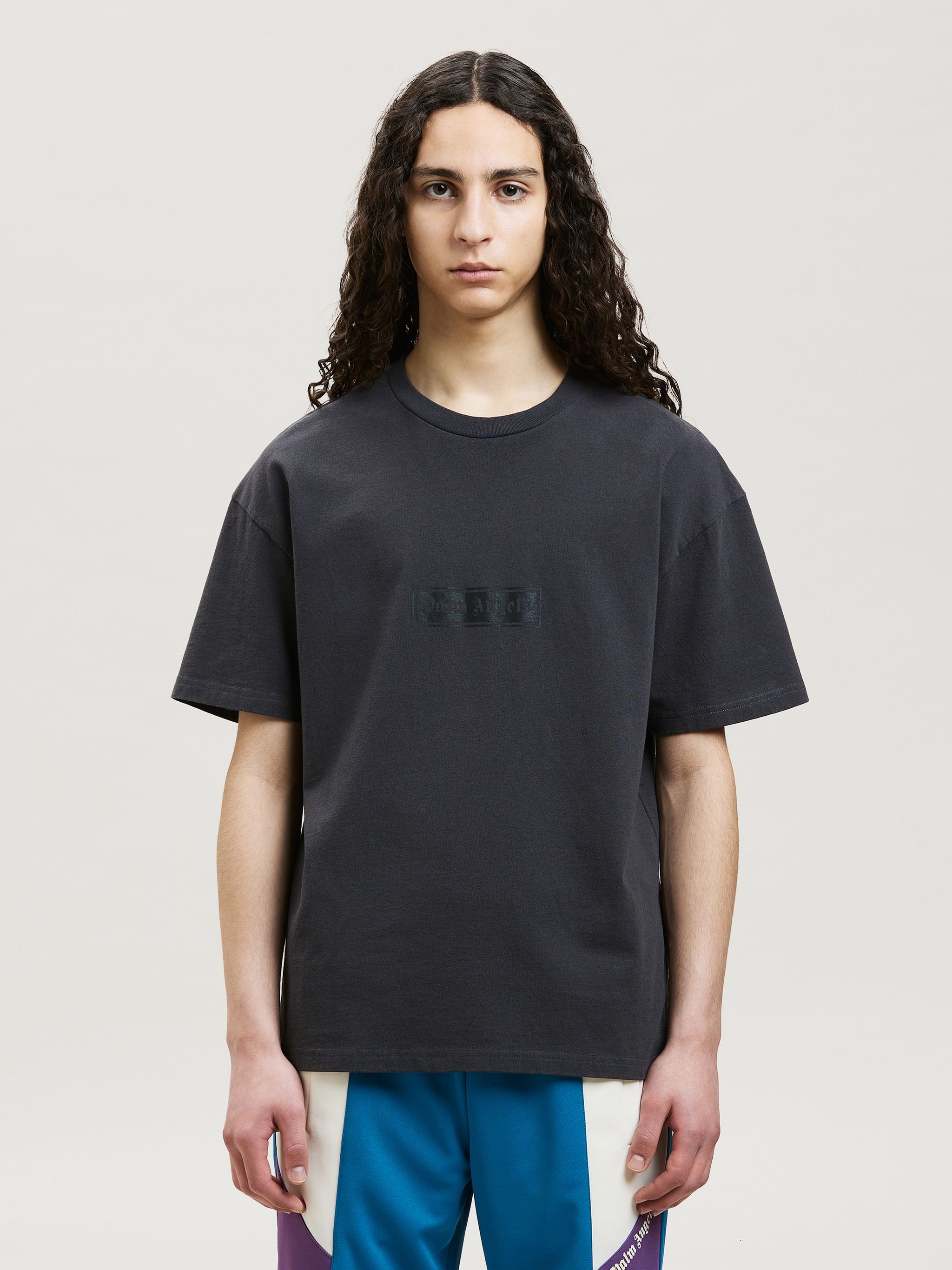 GARMENT DYE BOX LOGO TEE - 3