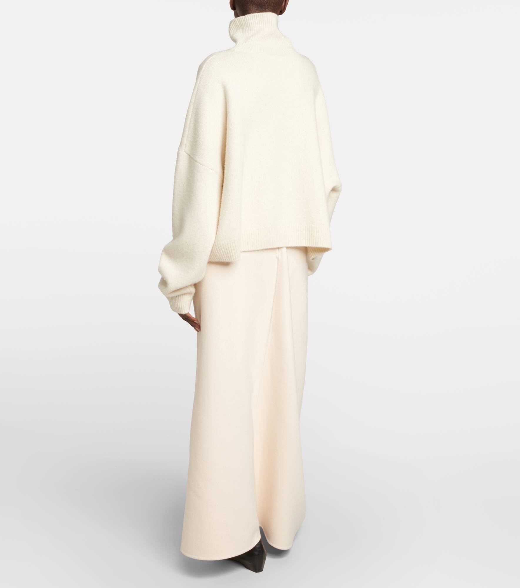 Ezio wool and cashmere turtleneck sweater - 3