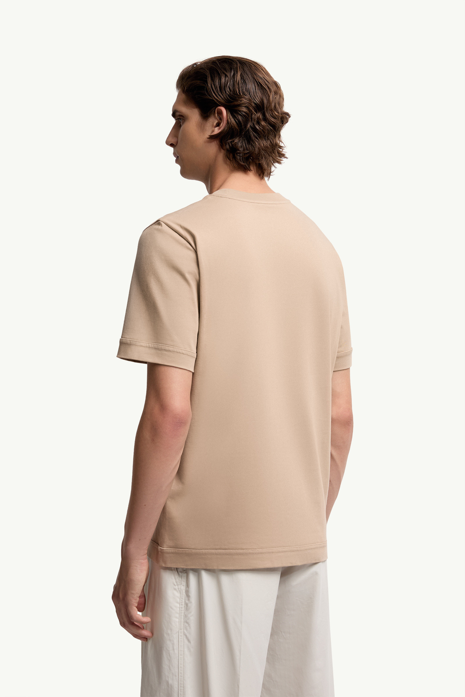 Logo Patch Cotton T-Shirt - 5