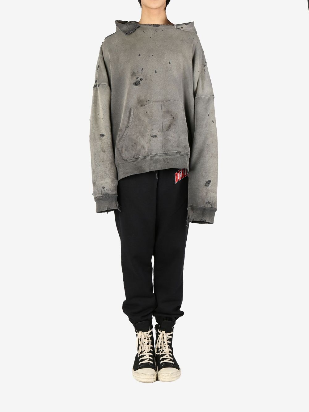 distressed hoodie - 2