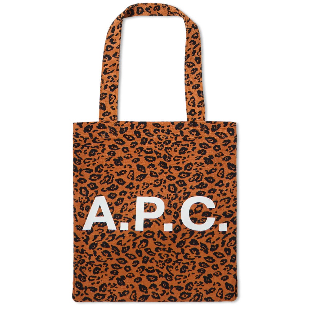 A.P.C. Lou Leopard Print Tote - 1