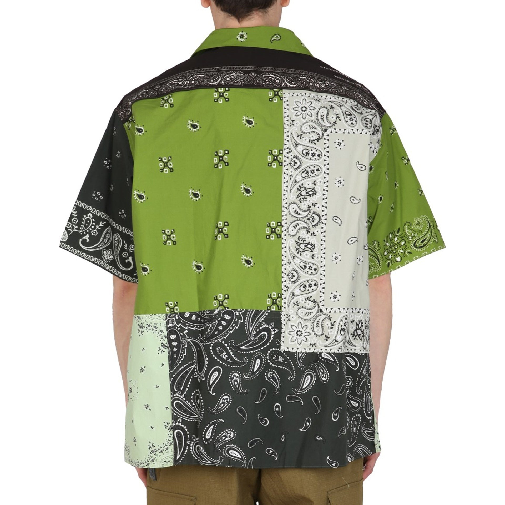 Kenzo Patchwork Cotton Shirt Men - 3