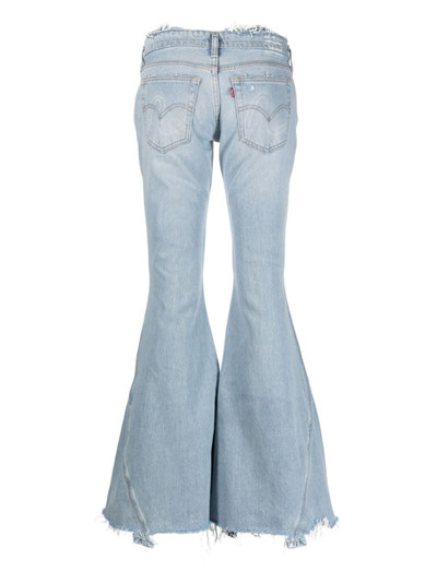 ERL x Levi's low-rise flared jeans outlook