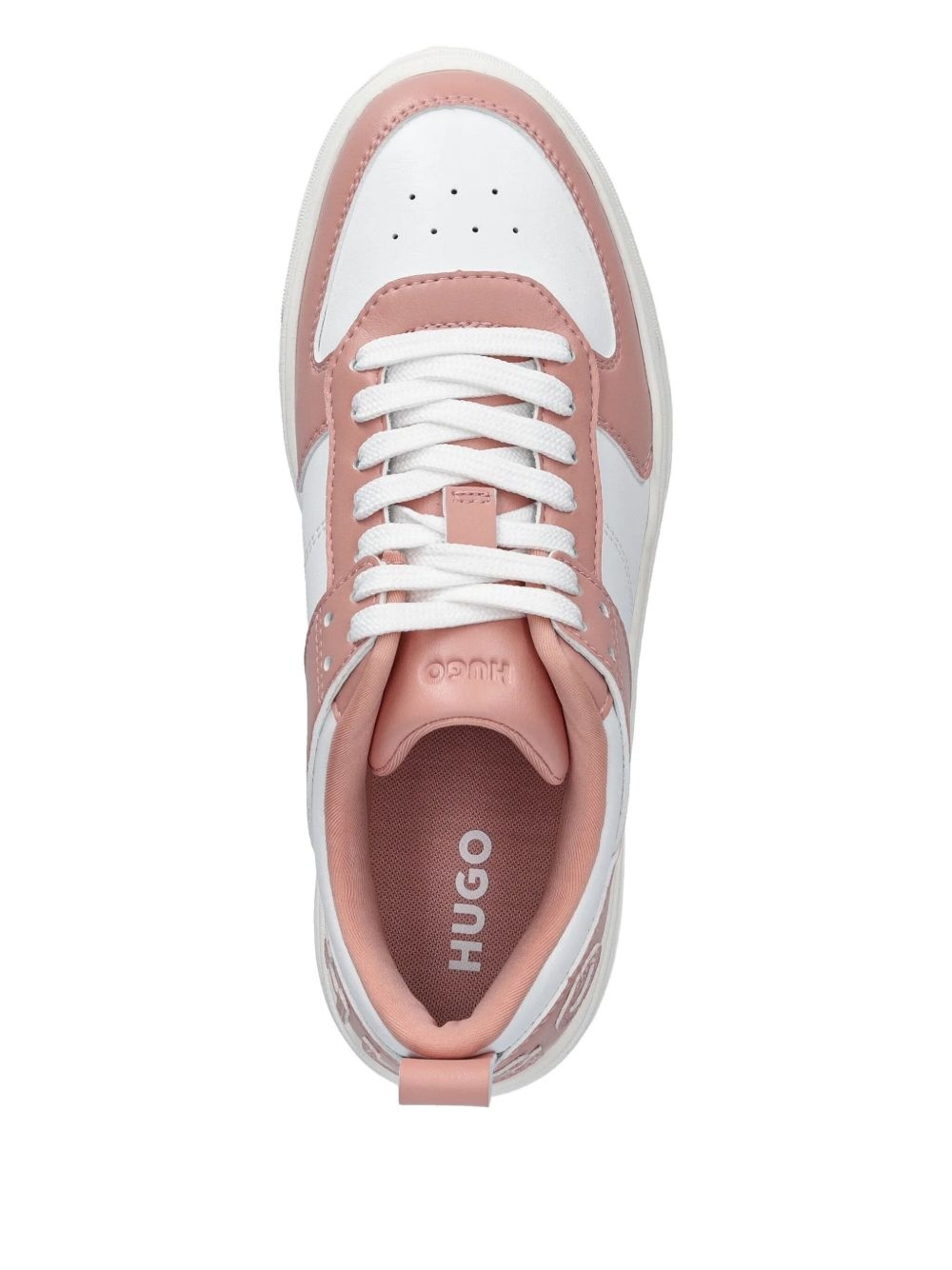 logo-lettering sneakers - 4