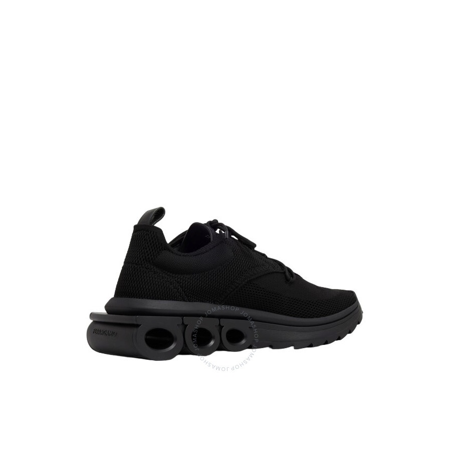 Ferragamo Black Nima Technical Knit Running Sneakers - 3